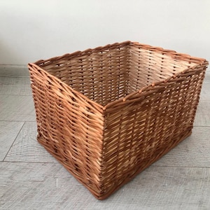 Large wicker basket