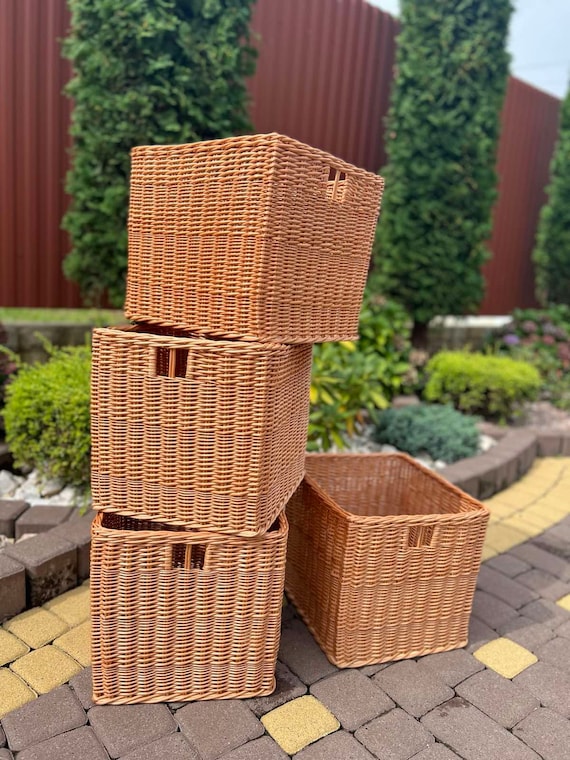 Kallax Ikea Cestos De Almacenaje Cesta Mimbre Almacenaje Lycce