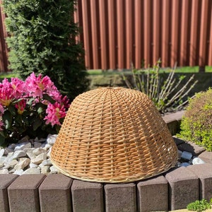 rattan lampshade