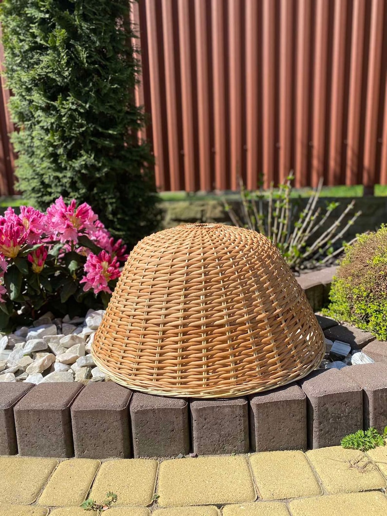 rattan lampshade