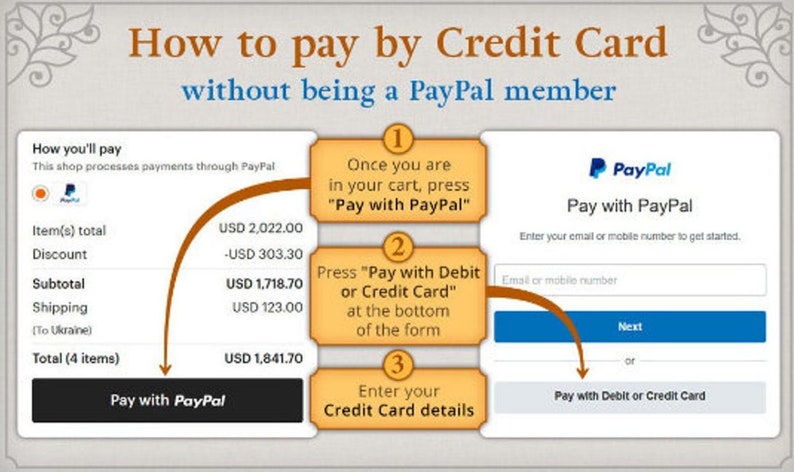 payment details