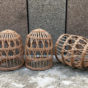 wicker pendant light