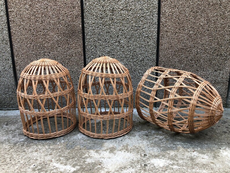 wicker pendant light