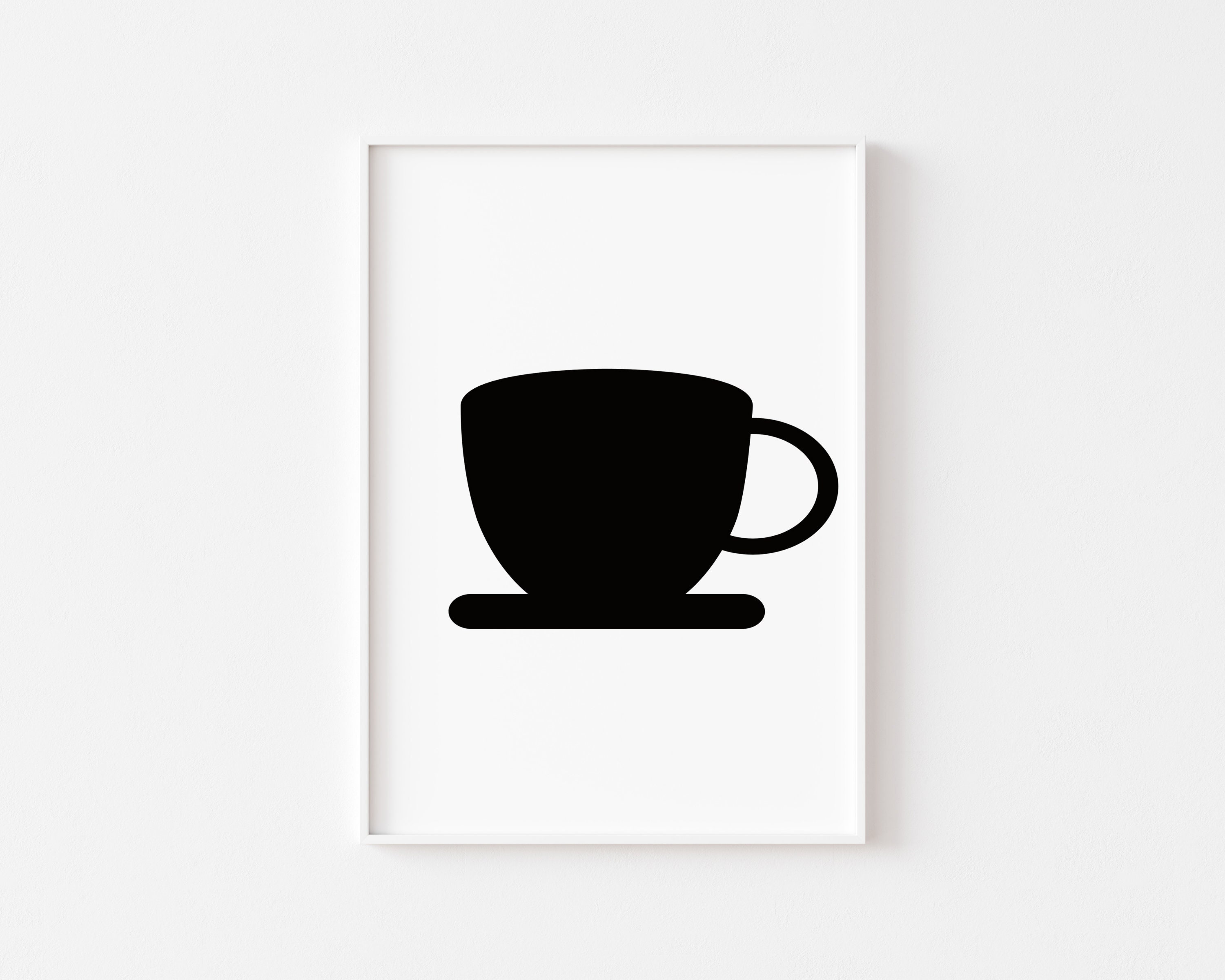 Coffee cup print kitchen print coffee cup gift print Etsy