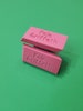 Custom Engraved Pink Erasers~~ 2 Pack 