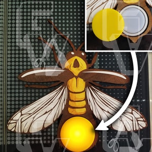 Glowforge Button Cover--FireFly
