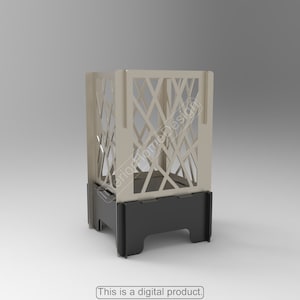Kerzenhalter Dxf, Backyard Projekt Dxf, Feuerstellen-Dateien, Feuerstelle,Plasmafeuer, Lagerfeuer, Faltbare Feuerstelle, PDF-Dateien.