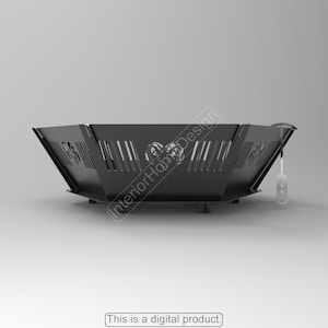 Hexagon Feuerstellen Datei,Diy Feuerstelle,Grill Grillen Dxf Dateien,Svg,Grill Feuerstelle,Für Cnc Feuerstelle,Faltbar,Plasma,Laser,Portable,Camping