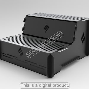 Einzigartige Feuerstelle Dxf Dateien, Fire Pit Portable, Diy Fire Pit, BBQ Dxf Dateien für Plasma, Grill Feuerstelle, Dxf für Cnc, Faltbare Feuerstelle