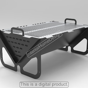 Feuerstelle Dxf Dateien für Plasma, Feuerstelle Dxf Datei, Lagerfeuerstelle, Outdoor Feuerstelle, Hinterhof Feuerstelle, Tragbare Feuerstelle, Faltbare Feuerstelle