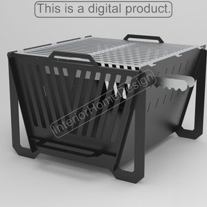 Feuerstelle Dxf Dateien für Plasma,Diy Feuerstelle, Grill Grill Feuer Grube,Feuerstelle Diy DXF,CNC,Plasma,Laser,Tragbar,Dxf,Svg,Camping,Dxf für Cnc