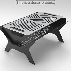 Feuerstelle Dxf Dateien,Feuerstelle Portable,Diy Feuerstelle, GRILL Dxf Dateien für Plasma, Grill Feuerstelle, Dxf Für Cnc, Faltbare Feuerstelle, Laser Cut Datei