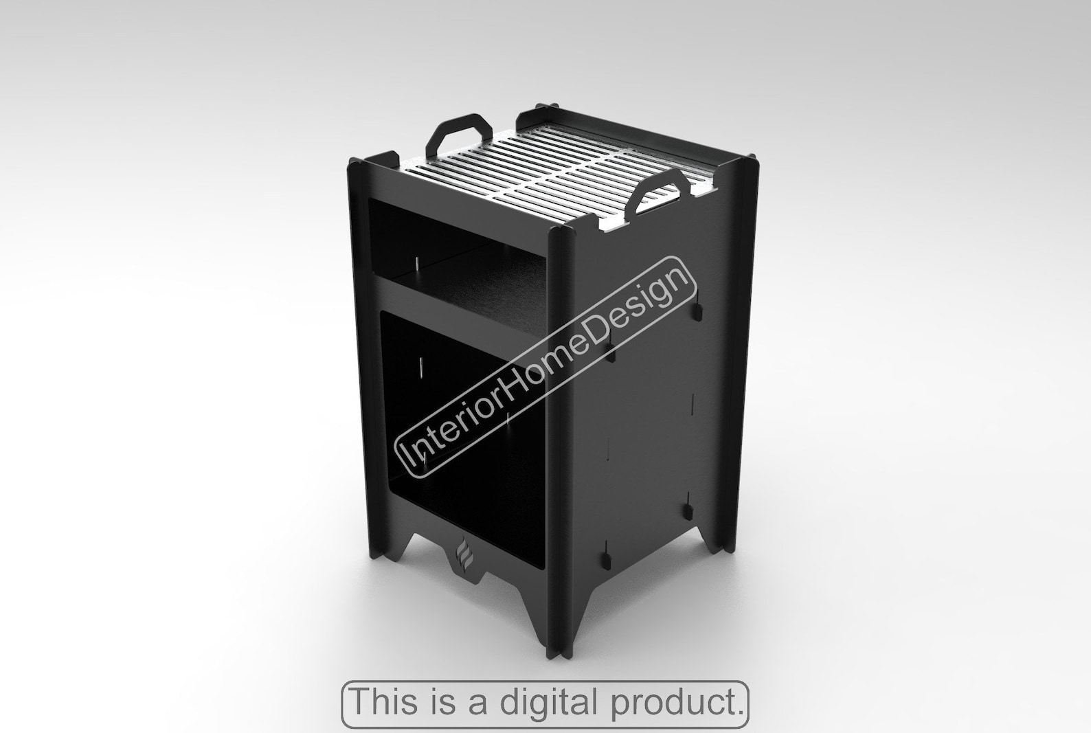 Smoke Fire Pit Dxf dxf Files for Plasmamangal BBQ Barbecue Etsy