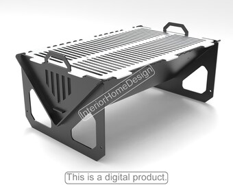 Feuerstelle Dxf Dateien,Feuerstelle Portable,Diy Feuerstelle, GRILL Dxf Dateien für Plasma, Grill Feuerstelle, Dxf Für Cnc, Faltbare Feuerstelle, Laser Cut Datei