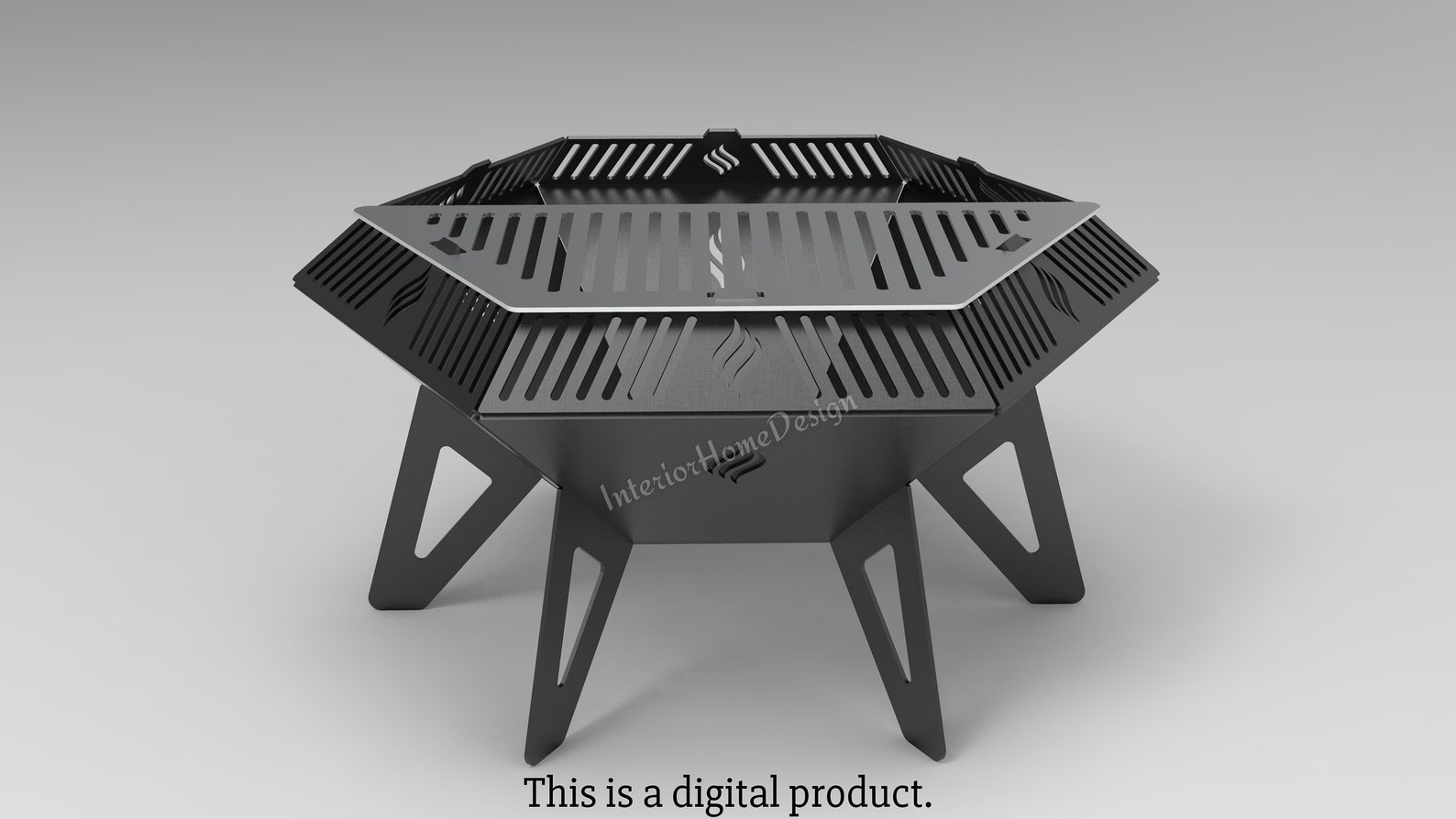 Hexagon Fire Pit Dxf Dxf Files for Plasmafire Pit Etsy