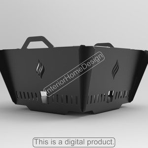 File Dxf Fire Pit, file dxf per plasma, file barbecue, barbecue firepit, file svg per plasma, falò, pozzo del fuoco collasso, pozzo del fuoco pieghevole.