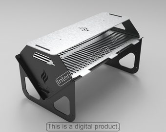 Feuerstelle Dxf Dateien,Feuerstelle Portable,Diy Feuerstelle, GRILL Dxf Dateien für Plasma, Grill Feuerstelle, Dxf Für Cnc, Faltbare Feuerstelle, Laser Cut Datei