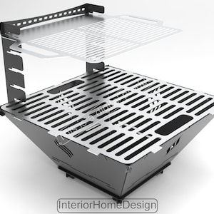 Fire Pit Dxf, Cnc Plasma Cut Files,Diy Fire Pit, BBQ Plasma Dxf, Grill Fire Pit,Diy DXF File,Foldable Fire Pit,Laser Cut, Camping Bonfires