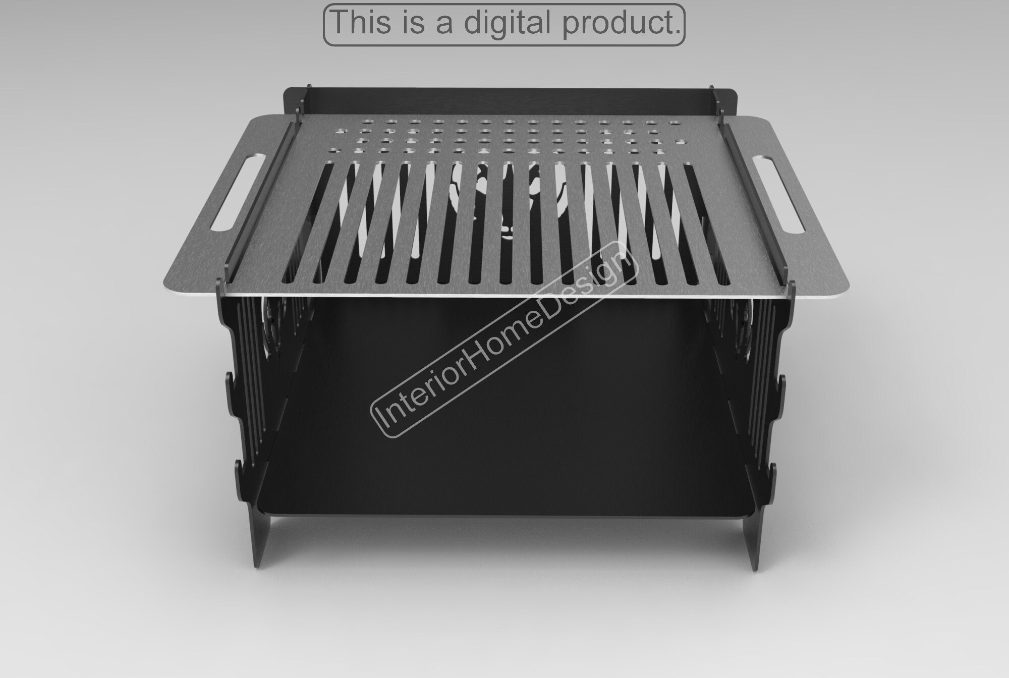 Fire Pit Dxf Portable Metal Dxf Files for Plasma Grill Fire Etsy