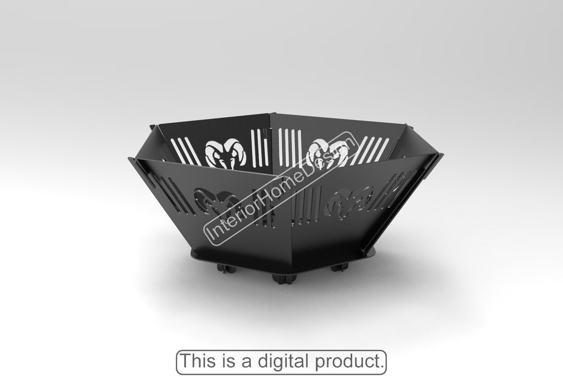 Hexagon Fire Pit Dxf Dxf Files for Plasmafire Pit Etsy