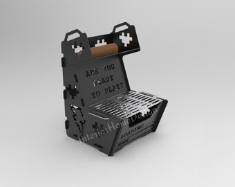 Arcade Machine Vuurplaats Dxf-plannen, Arcade Grill Dxf-bestand, Gaming Vuurplaats, Coole Vuurplaats, Draagbare Vuurplaats, Opvouwbare Vuurplaats, Draagbare Vuurplaats,