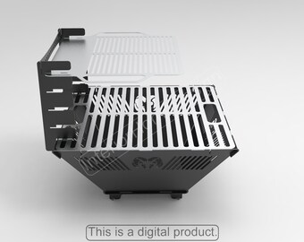 Plasma Cut Fire Pit,Diy Fire Pit, BBQ Barbecue Dxf, Grill Fire Pit, Mangal ,Diy DXF File,Foldable,Plasma,Laser,Portable,Dxf,Svg, For Camping
