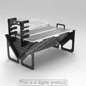 Feuerstelle Dxf Dateien,Feuerstelle Portable,Diy Feuerstelle, GRILL Dxf Dateien für Plasma, Grill Feuerstelle, Dxf Für Cnc, Faltbare Feuerstelle, Laser Cut Datei