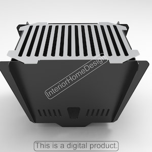 File Dxf Fire Pit, Fire Pit Portable, Pozzo del fuoco fai-da-te, File Dxf per barbecue per plasma, Grill Fire Pit, Dxf per CNC, Pozzo del fuoco pieghevole, File di taglio laser