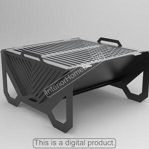 Feuerstelle Dxf Dateien,Feuerstelle Portable,Diy Feuerstelle, GRILL Dxf Dateien für Plasma, Grill Feuerstelle, Dxf Für Cnc, Faltbare Feuerstelle, Laser Cut Datei