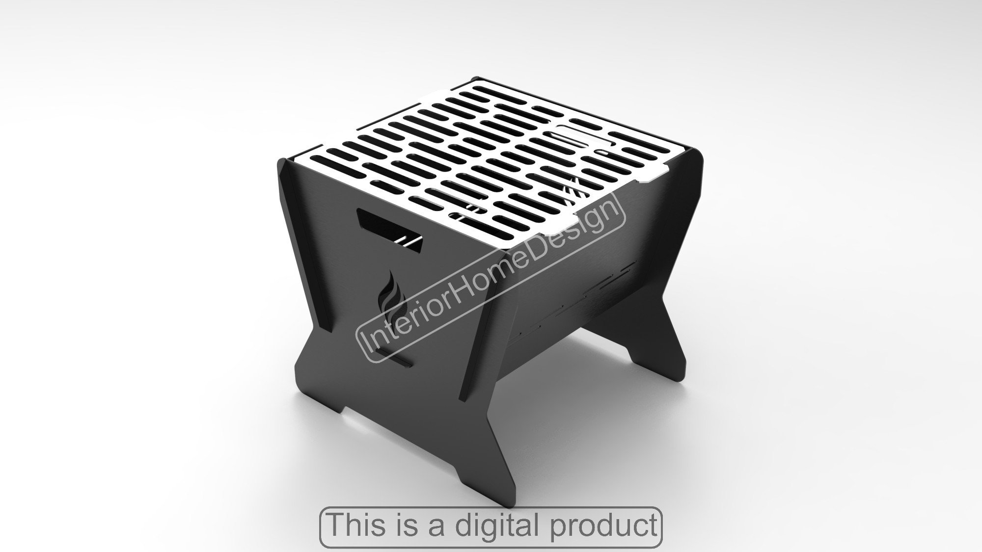 Fire Pit Dxf Filesfire Pit Portablediy Fire Pit BBQ Dxf Etsy