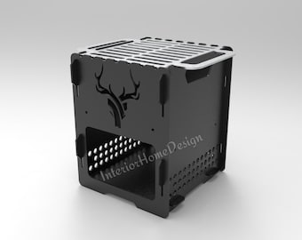 Rugzak vuurplaats dxf-bestand, camping dxf-bestand, dxf-bestanden voor plasma, wandelen dxf, vuurplaats, opvouwbaar fornuis, opvouwbare vuurplaats, dxf voor cnc