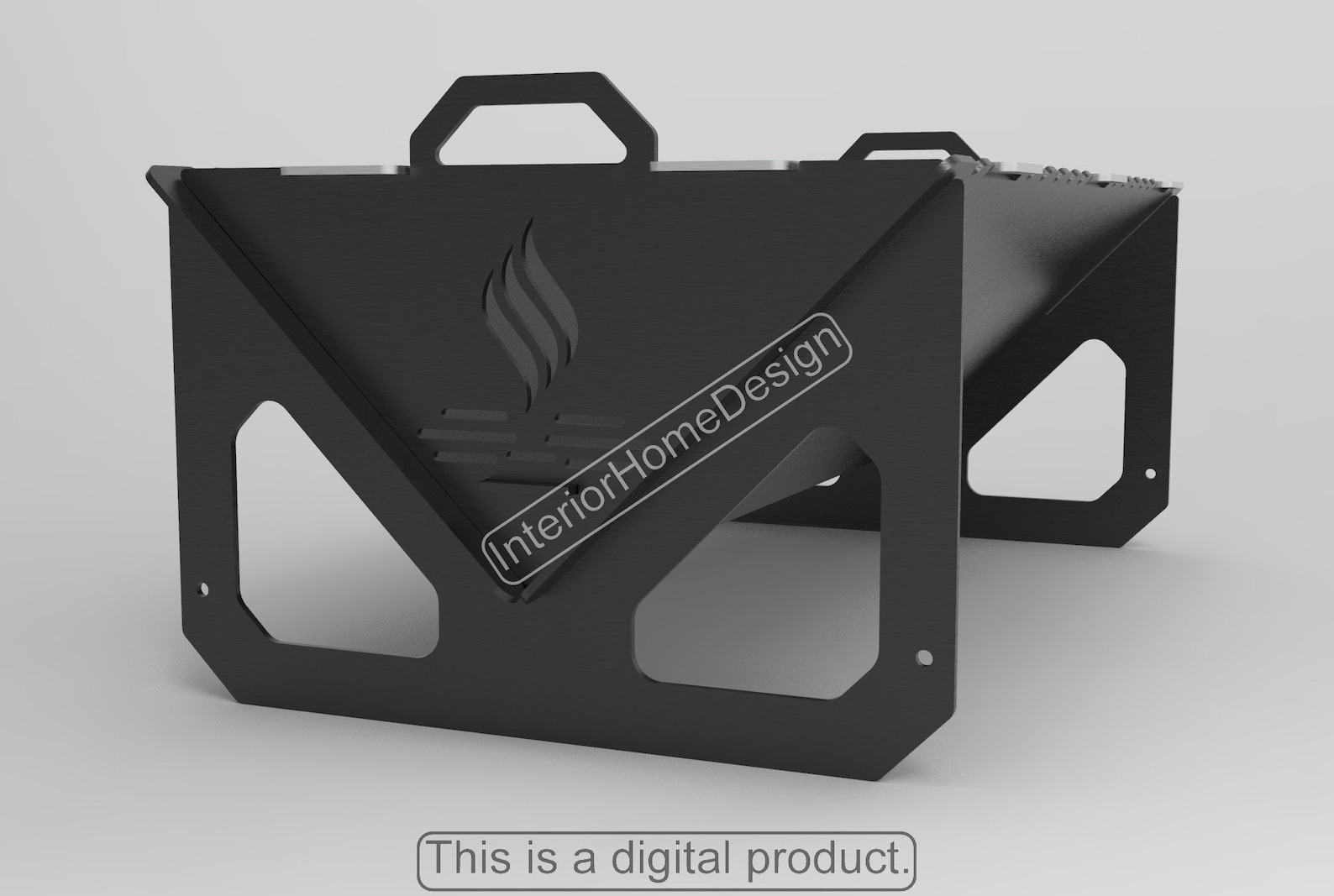 Fire Pit Dxf Filesfire Pit Portablediy Fire Pit BBQ Dxf Etsy