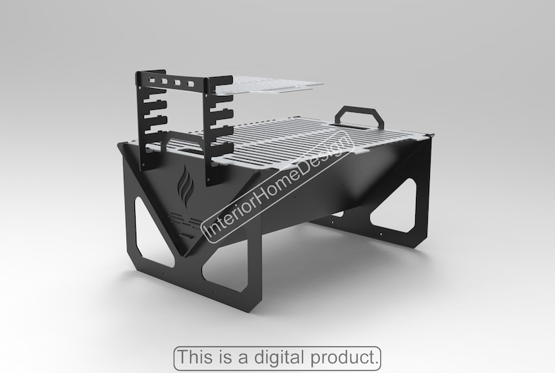 Fire Pit Dxf Filesfire Pit Portablediy Fire Pit BBQ Dxf Etsy