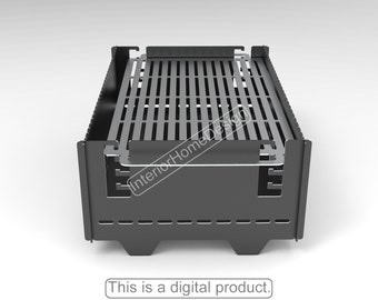 Archivos Fire Pit Dxf, Fire Pit Portable, Diy Fire Pit, archivos BBQ Dxf para plasma, Grill Fire Pit, Dxf para Cnc, Fire Pit plegable, archivo cortado por láser