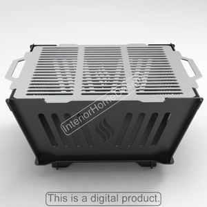 Fire Pit Dxf Files,Fire Pit Portable,Diy Fire Pit, BBQ Dxf archivos para plasma, Grill Fire Pit, Dxf For Cnc, Foldable Fire Pit, Laser Cut File