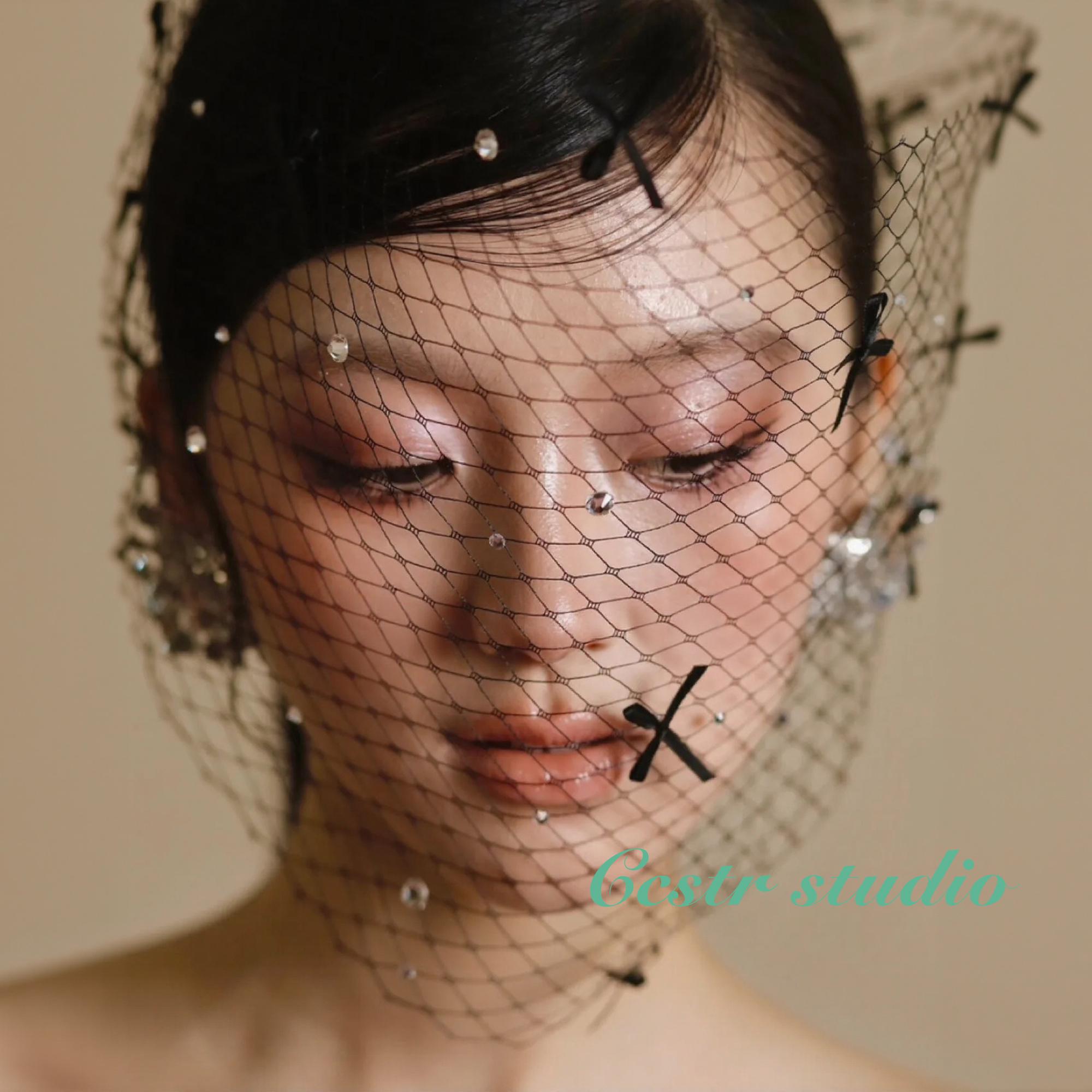 Custom Made Bridal Headpiece, Wedding Veil Hat, Headpiece, Avant-Garde Headpiece Avant Garde Haute Couture Fascinator Headpiece, Bohemian  main image 2