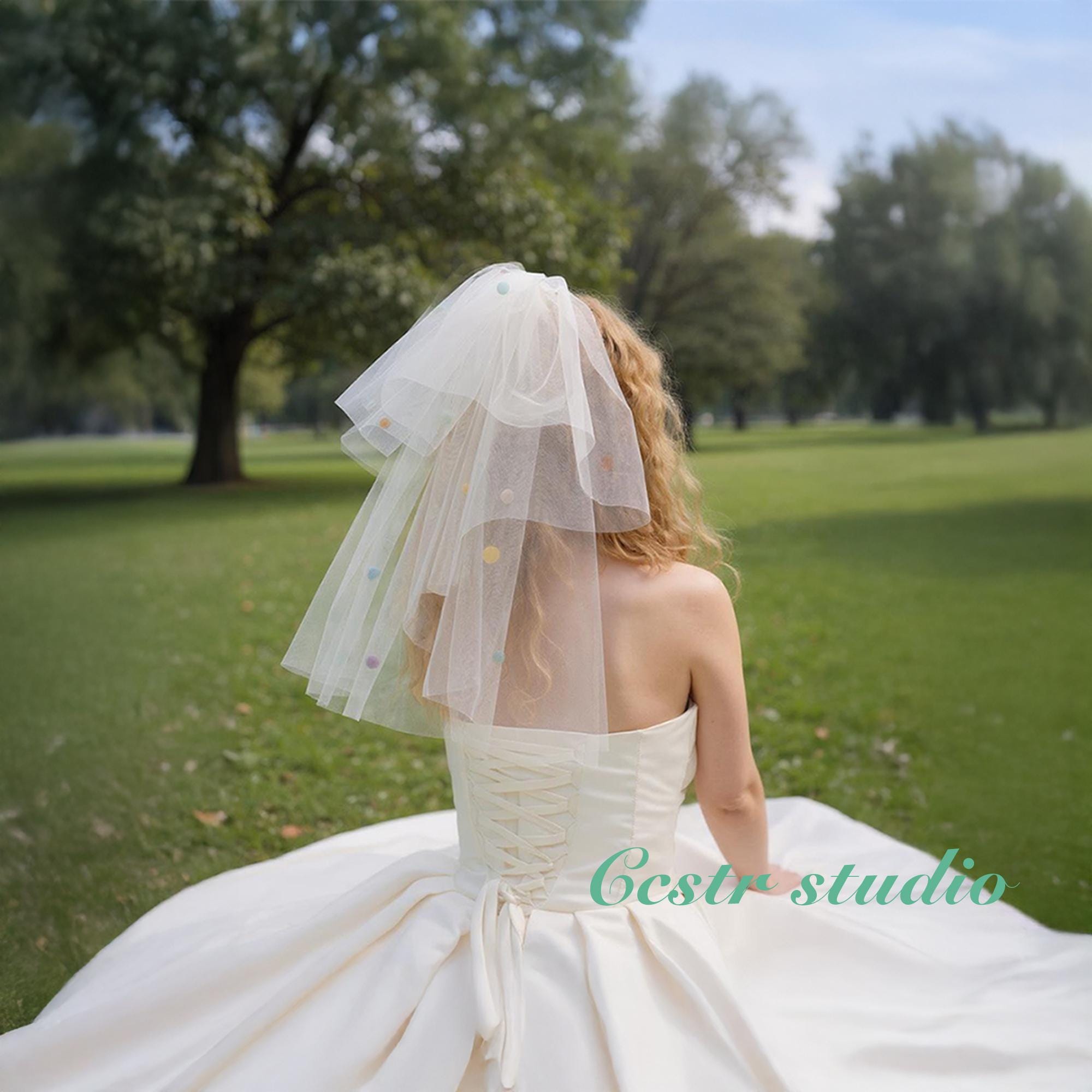 Confetti veil - Etsy Schweiz, image size:2000x2000