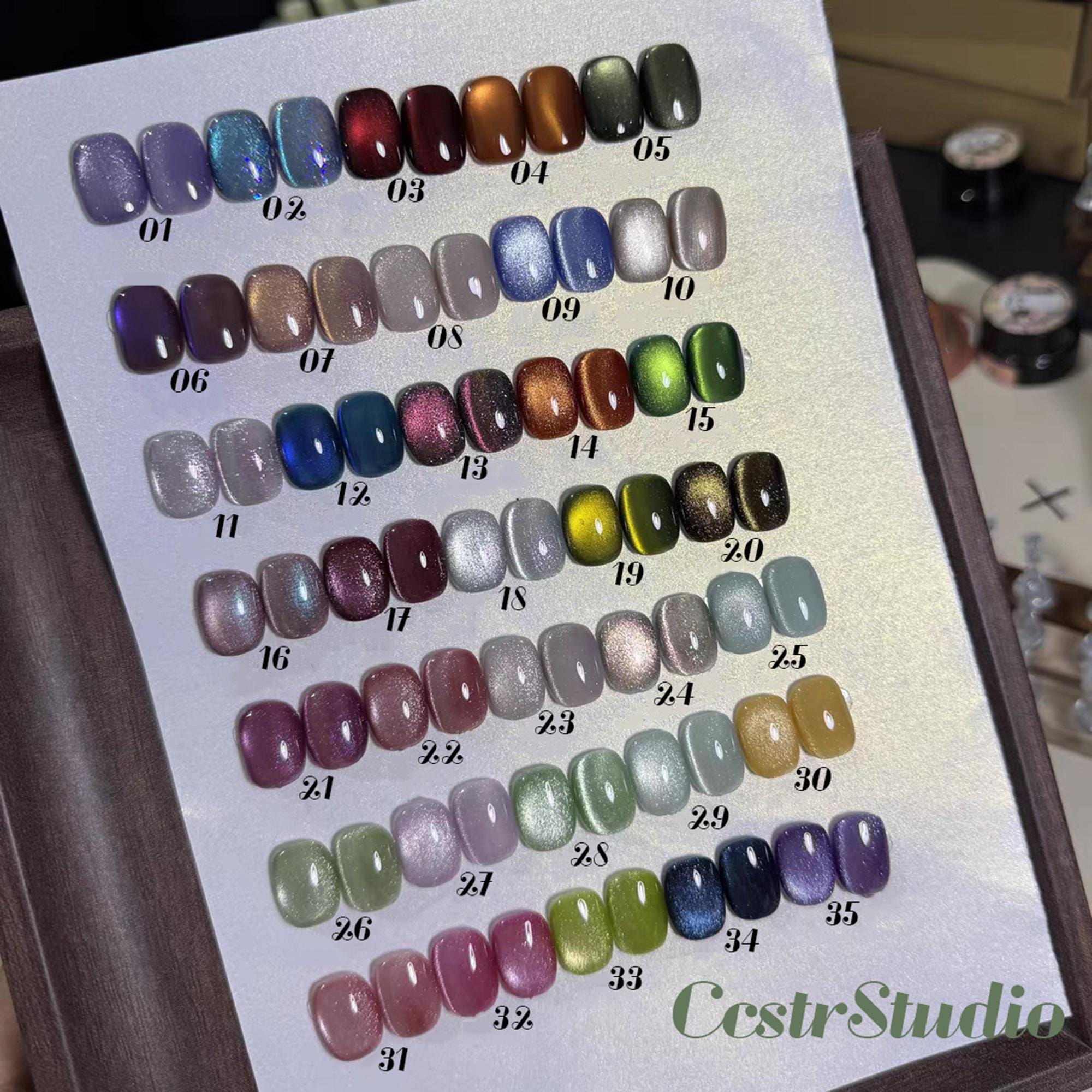 BruBru Nail Color Chart 一覧 BruBru Nail Color Chart 一覧 ネイルホリック2021年秋の新色