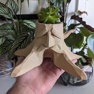 Toller Deku Baum Planter - Ocarina of Time inspiriert - Luftpflanze und Sukkulente - Schmuckhalter