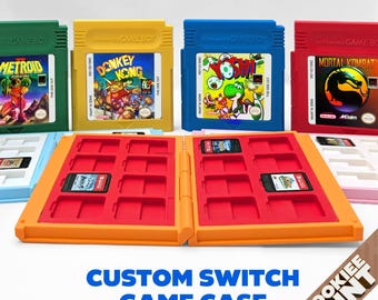 Custom GB Switch/Switch 2 Game Case: 3D Printed Cartridge Storage