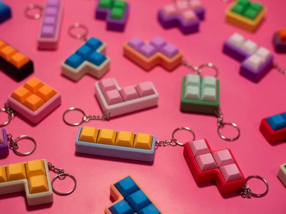 Tetris Mechanical Keyboard Switch Fidget Toy | 3D Printed - Etsy