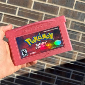Giant Gameboy Advance Custom Pkmn Cartridge Wall Art