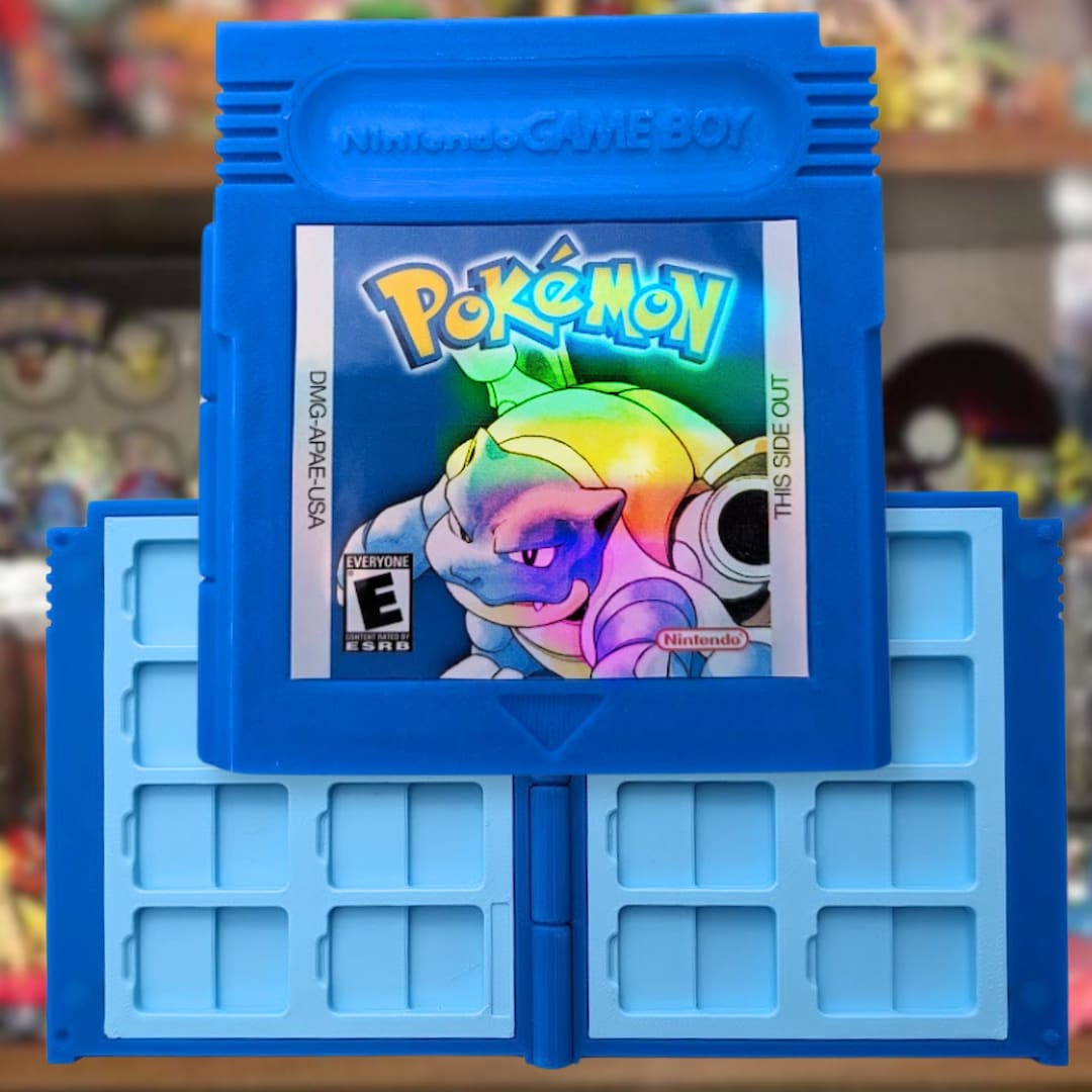 Switch Game Case Pokemon Blue - Blastoise Nintendo Switch Gameboy ...