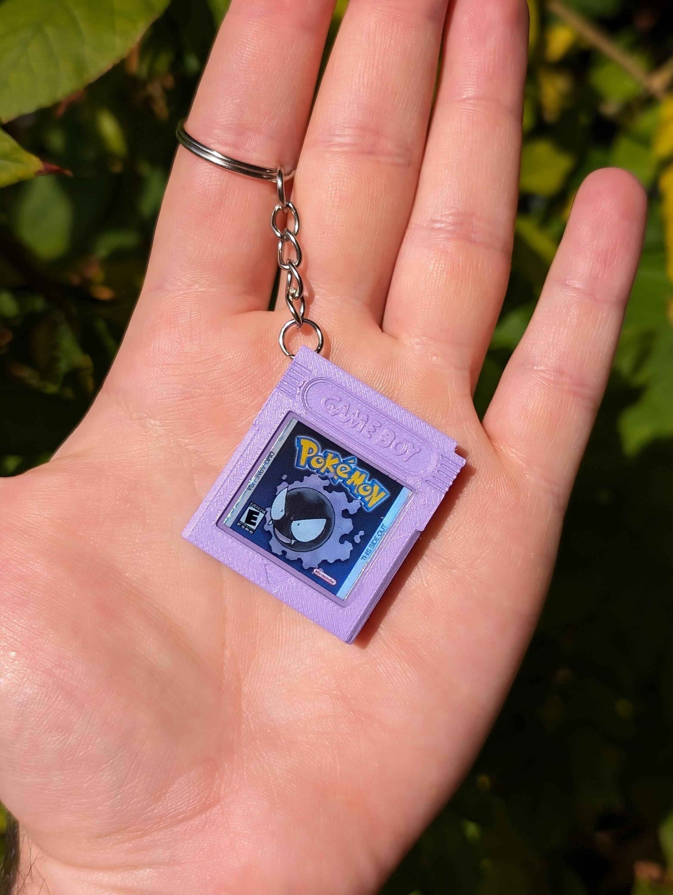 カスタムポケモンゲームボーイカートリッジキーホルダー - 樹脂