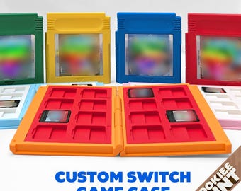 Anpassat Switch/Switch 2-spelfodral - Switch-kassettdisplayfodral förvaring