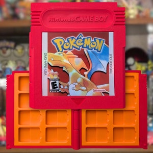 Pkmn Switch Game Case Rot - Charizard Switch Kassette Vitrine Aufbewahrungsbox