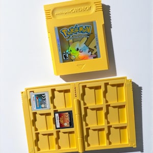 Custom Pokemon 3DS Game Case - Personalized Cartridge Holder - 12 Games
