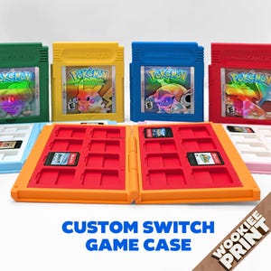 カスタム Switch/Switch 2 ゲームケース - Switch カートリッジ ディスプレイ ケース ストレージ