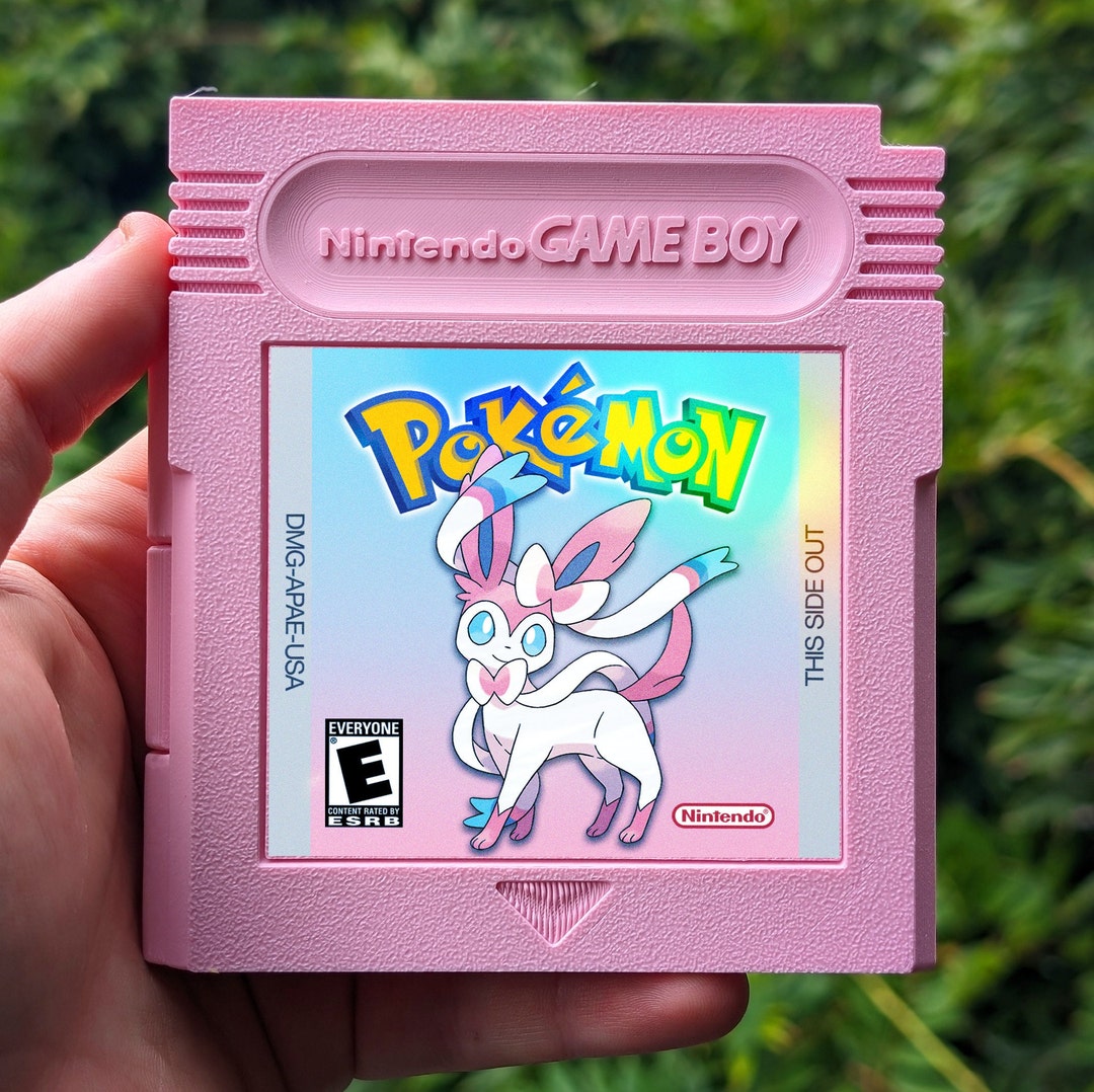Étui de jeu personnalisé Pokémon Switch Sylveon - Sylveon Nintendo Switch Gameboy étui de présentation de cartouche de stockage
