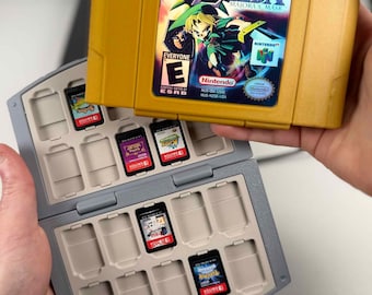 Niestandardowe etui na konsolę Nintendo Switch/Switch 2 do gier - etui do przechowywania kartridży do konsoli Nintendo Switch N 64
